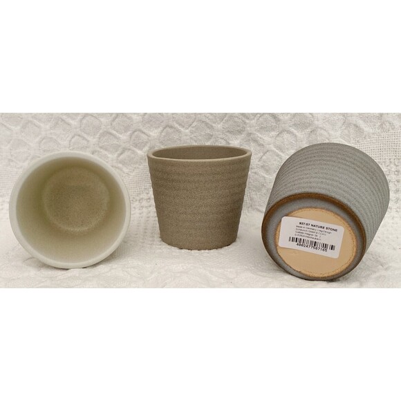 3-Pack Indoor 2.75-inch Ceramic Cactus Succulent Herb Flower Pots - Picture 2 of 2